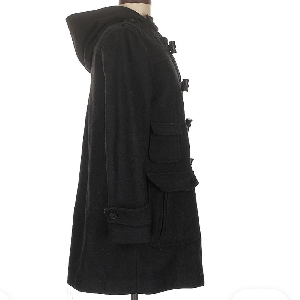 GAP Women's Black Toggle Pea Coat - Picture 2 of 9